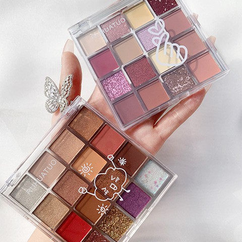 Bảng phấn mắt nhũ lì 16 ô Ruhuatuo Bóng Bay Sena Beauty | BigBuy360 - bigbuy360.vn