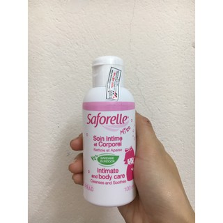 Dung dịch vệ sinh Saforelle Miss dành cho bé gái từ 4 tuổi 100ml