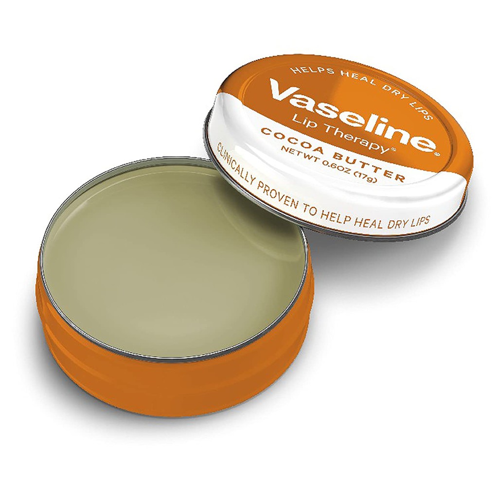 Son dưỡng ẩm cho môi Vaseline Lip Therapy Lip Balm Tin Cocoa Butter 17g (Mỹ)