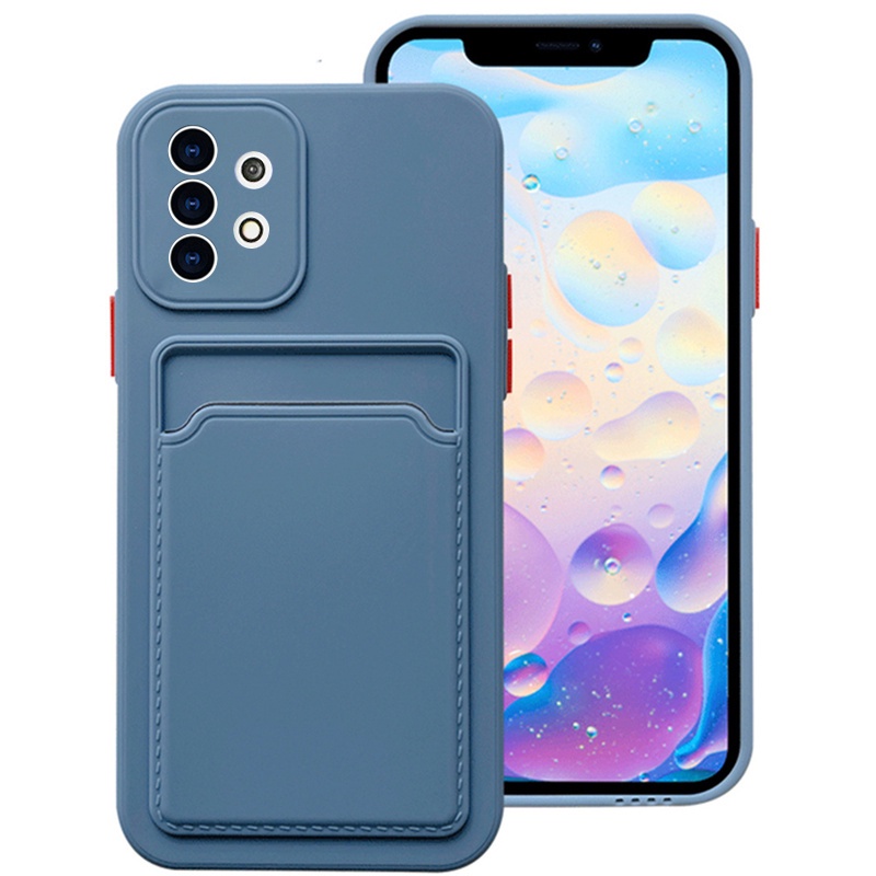 Ốp điện thoại Koosuk Silicon có ví đựng thẻ cho Samsung Galaxy A51 A71 A31 A21S A02S M02S A50 A50S A30S A30 A20