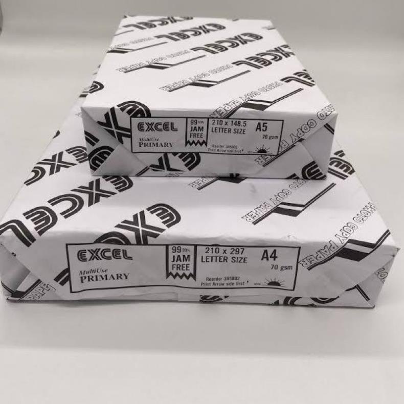 Giấy A4 Excell 70gsm / Giấy A4 Excell 80gsm