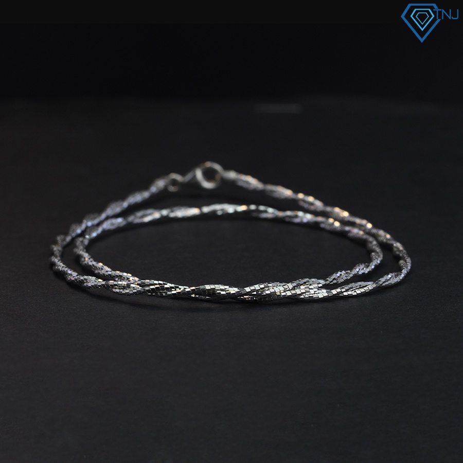 Dây kiềng bạc mềm cho nữ đẹp DNK0013 Trang Sức TNJ