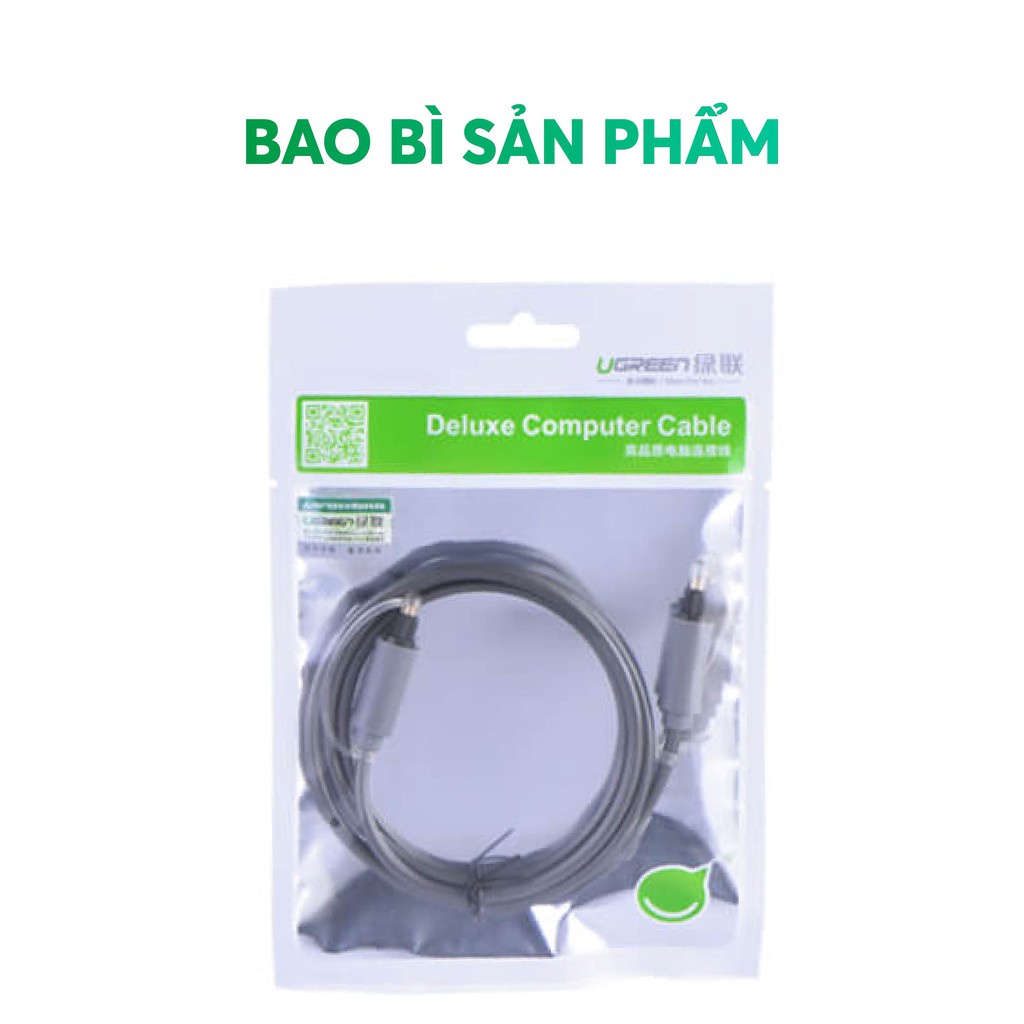 Dây audio quang (Toslink, Optical) UGREEN AV122 (đen) - Hàng chính hãng