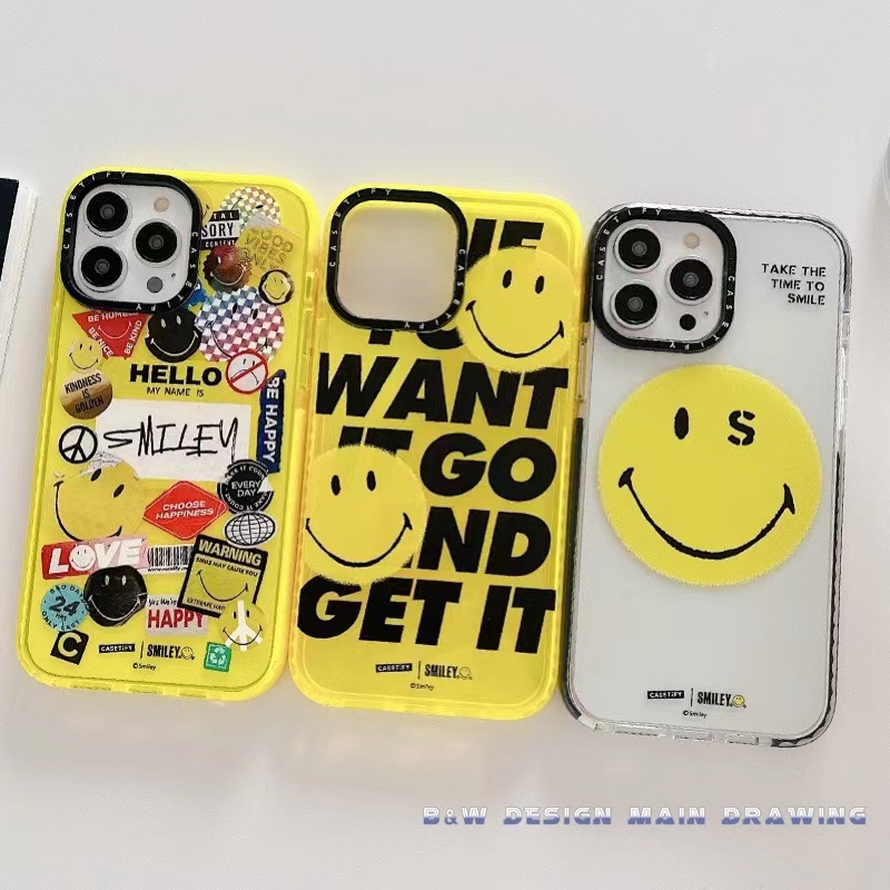 Ốp Điện Thoại Mềm Trong Suốt Màu Dạ Quang Hình Mặt Cười Cho iPhone 13 12 11 Pro MAX IX XS MAX XR i6 6s 7 8 Plus