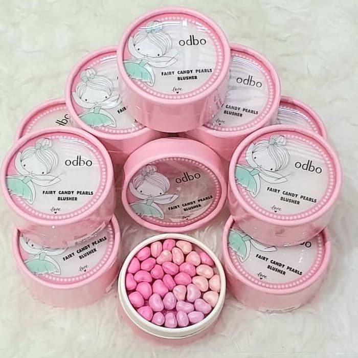 Phấn Má Hồng Dạng Viên Odbo Fairy Candy Pearls Blusher Love 20g