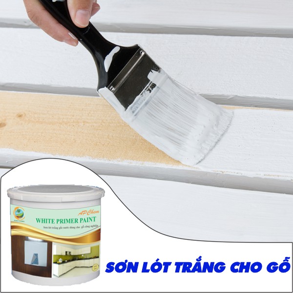 Sơn Gỗ Màu Trắng