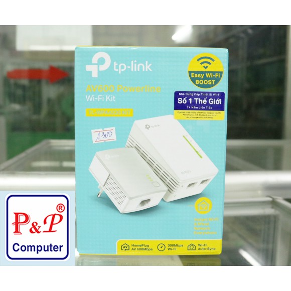 Bộ mở rộng Internet qua đường dây điện Tp-Link AV600 TL-WPA4220 KIT