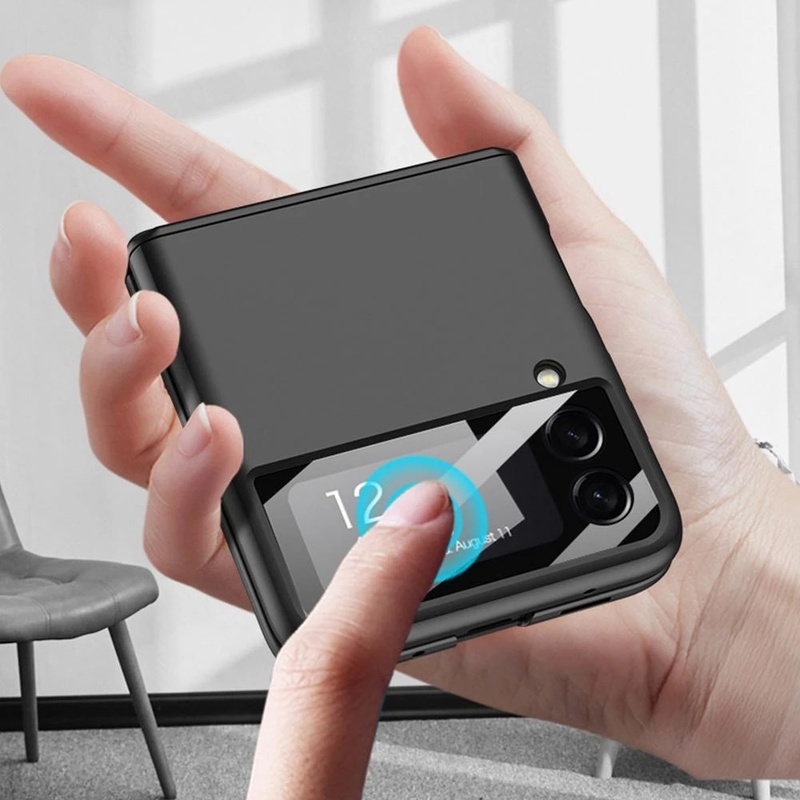 Ốp Điện Thoại Từ Tính Chống Sốc Bảo Vệ Toàn Diện Sang Trọng Cho Samsung z flip 3 / 5g