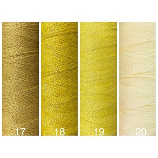 Sợi dệt cotton nhũ.
