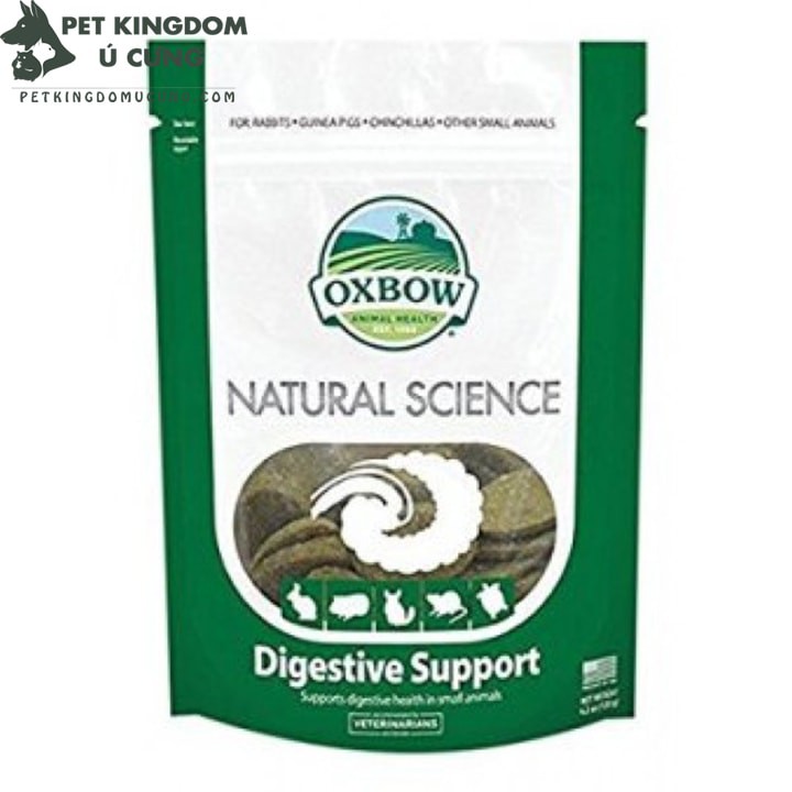 Oxbow natural science - viên hỗ trợ dinh dưỡng cho guinea pig, thỏ, chinchilla gói 60 viên