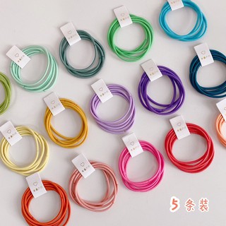 Dây buộc tóc màu, dây chun buộc tóc cao, dây buộc tóc, dây thun buộc tóc