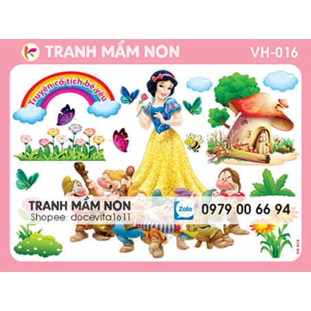 Decal mầm non-GÓC CỔ TÍCH VH-016