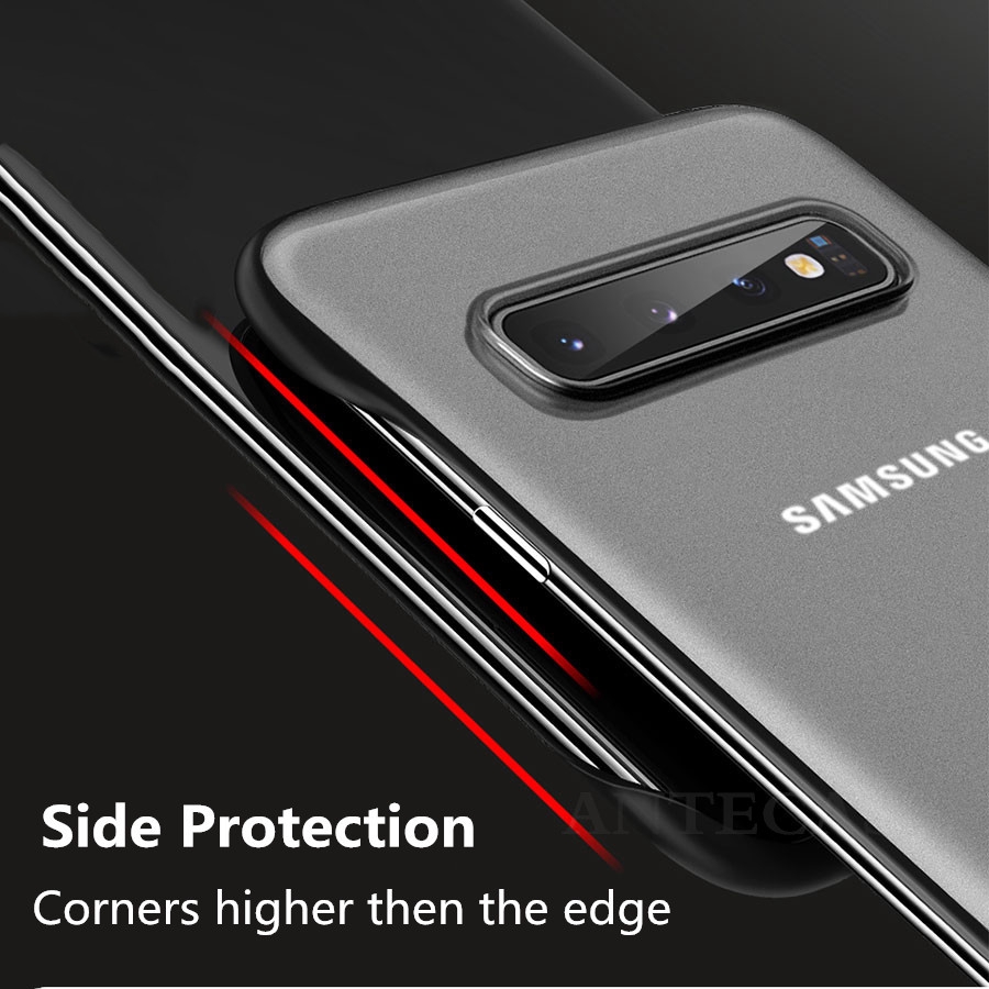 Ốp Điện Thoại Trong Suốt Không Viền Cho Samsung Galaxy S10 S20 Ultra Note 10 Lite Note 9 8 A51 A71 A50 A70 S8 S9 S7 Edge A6 A8