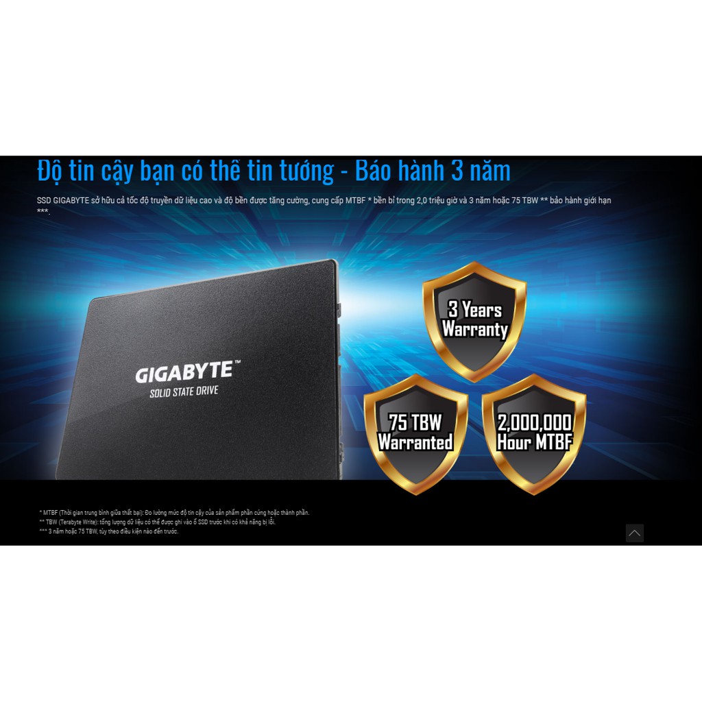 SSD 120GB GIGABYTE, 2.5inch SATA III 6Gb/s | BigBuy360 - bigbuy360.vn