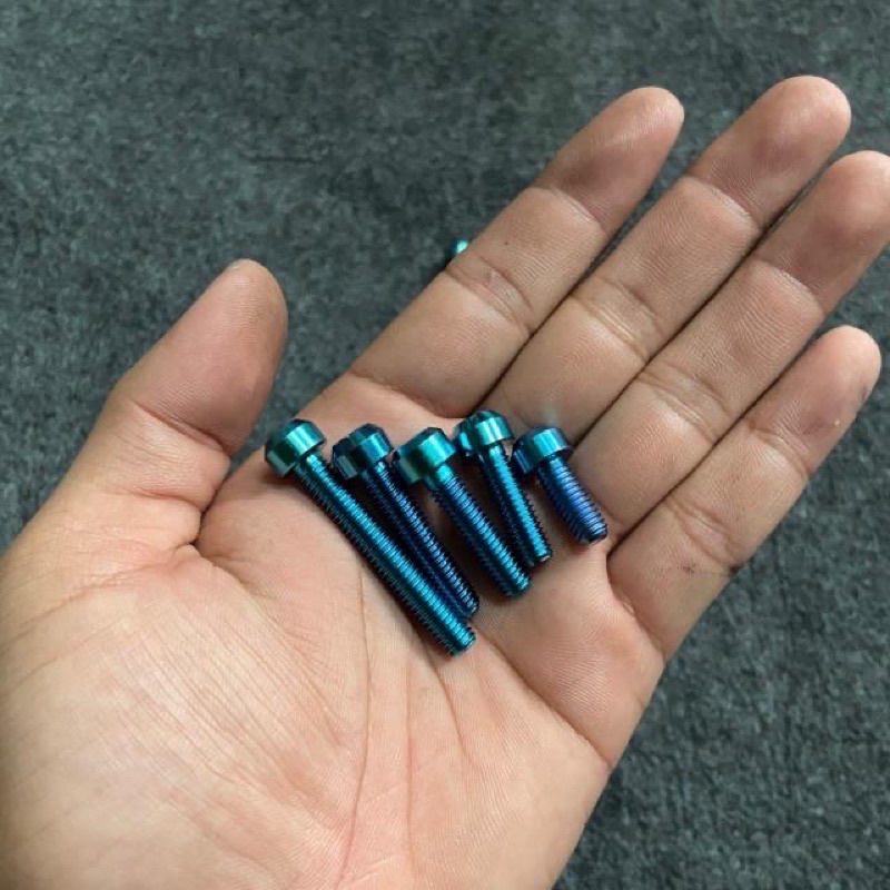 Ốc Titan 6li1 6li2 6li3 6li4 6li5 6li6 6li7 6li8 6li9 Đầu Trụ Gắn Nhiều Vị Trí Trên Xe