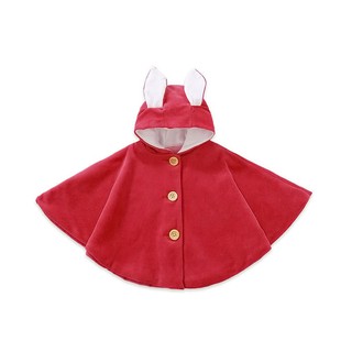 Áo Khoác Tai Thỏ Cho Bé - Không phối Lông