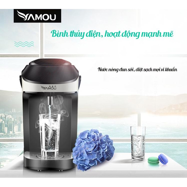 Bình Thủy Điện YAMOU 2.5L đun sôi tốc độ nhanh như tia chớp - Home and Garden