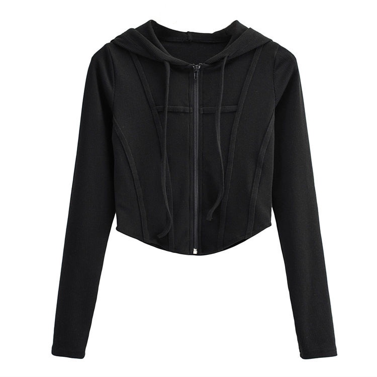 Áo Khoác Hoodie Tay Dài Thoáng Khí Phong Cách Âu Mỹ Thời Trang Mùa Hè Cho Nữ 0408