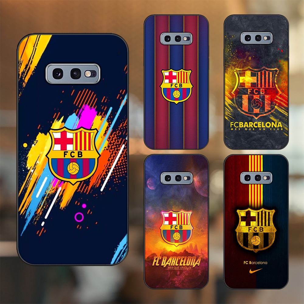 Ốp lưng Samsung S10e viền đen in hình Barcelona Barca