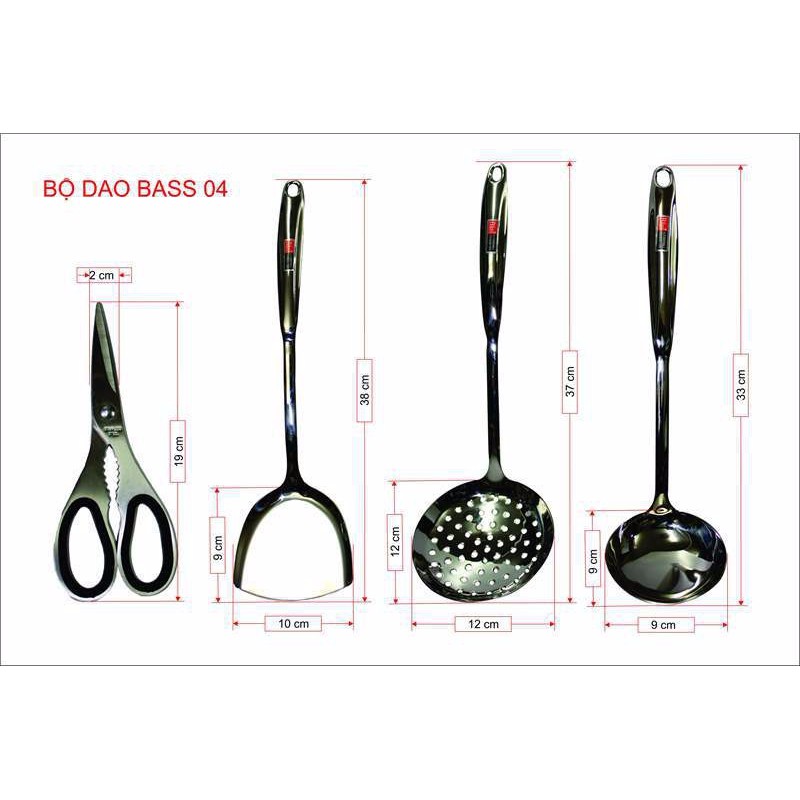BỘ DAO INOX 11 MÓN - K202 - BX1306