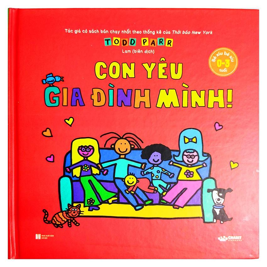 Sách cho bé - Bộ 5 cuốn Bé Xíu Bé Xiu Todd Parr - Bồi đắp những kĩ năng xã hội đầu đời