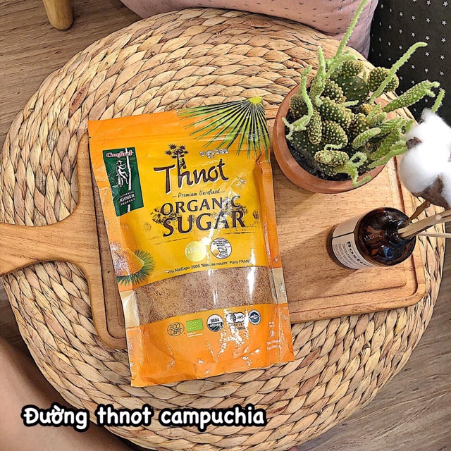 Đường thốt nốt hữu cơ campuchia 500g