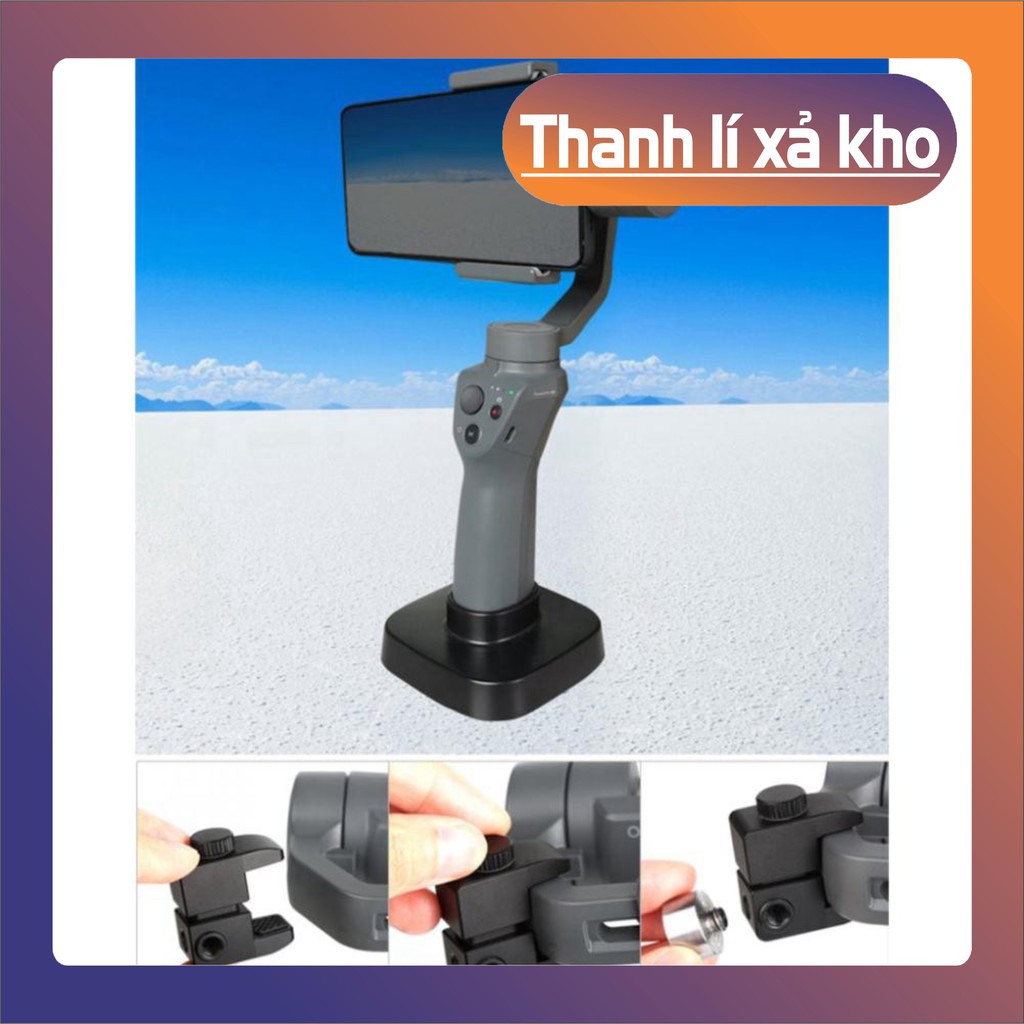 (THANH LÝ)  Kẹp tay cầm chống rung có tạ đối trọng cho DJI OSMO Mobile 2/ Smooth 4