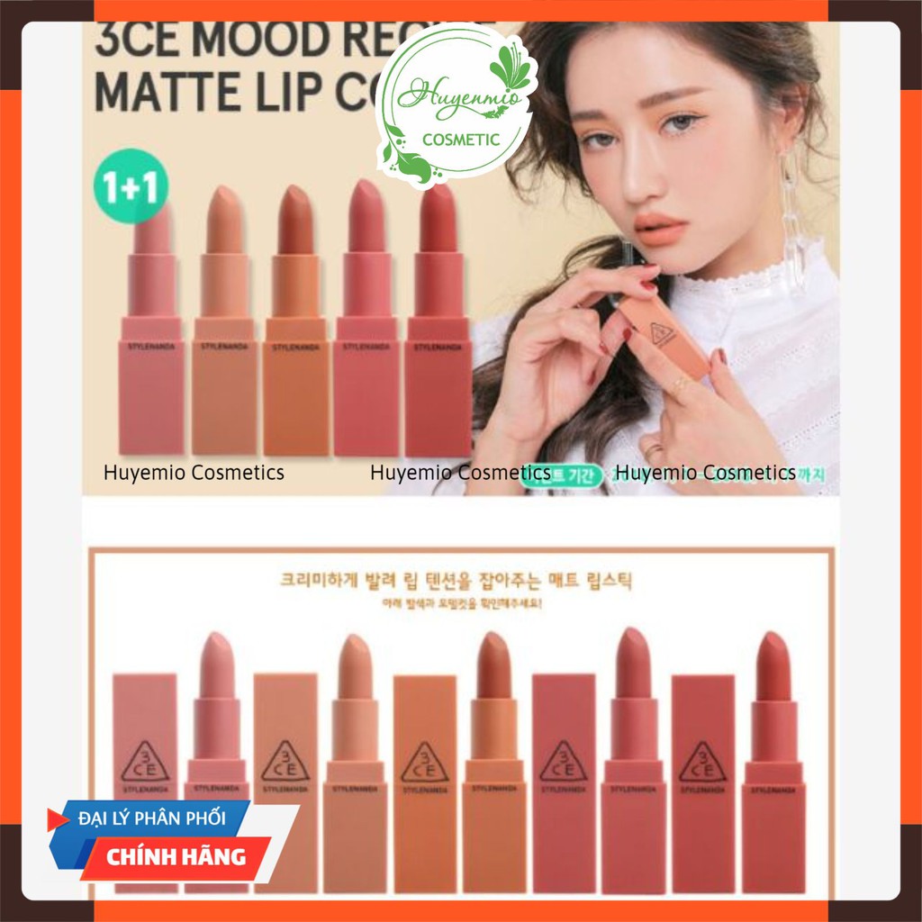 Son 3CE Mood Recipe - Son thỏi 3CE lì mịn ( Hàng chính hãng) | BigBuy360 - bigbuy360.vn