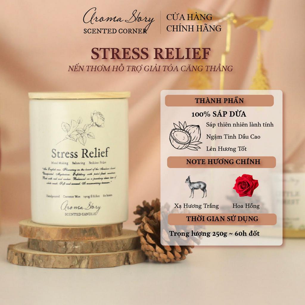 Nến Thơm Aroma Story Nhiều Hương Cốc Gốm Sứ, Xi Măng, Quà Tặng Nến Thơm Tự Nhiên Trang Trí, Cao Cấp Size 100g - 250g