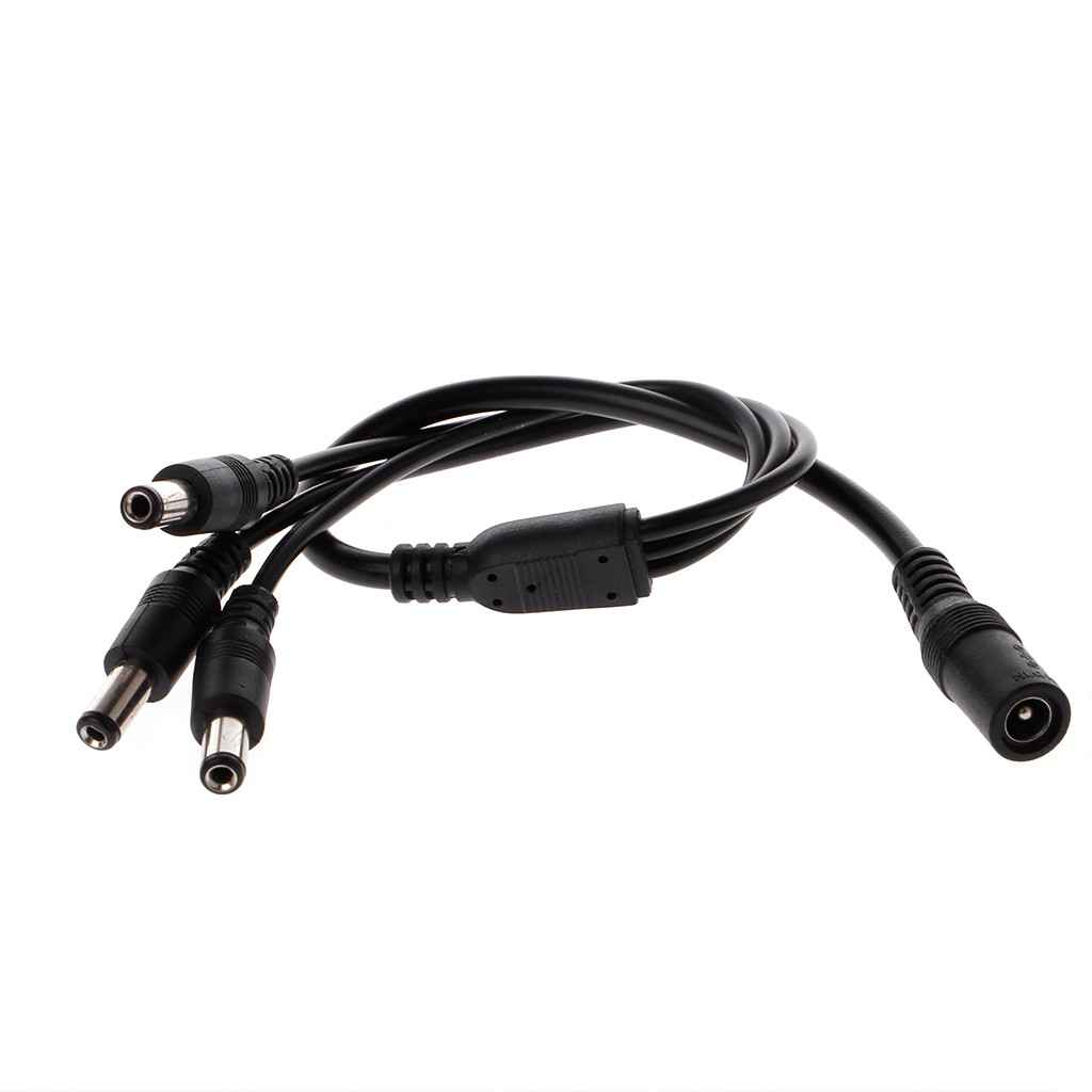 Dây cáp chia cổng sạc từ 1 đầu lỗ cắm sang 2 / 3 / 4 / 5 đầu cắm 5.5x2.1mm 12V