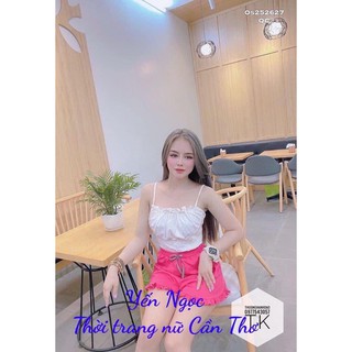 Bộ ngủ 2 dây Kitty thêu+ chất thun mát lạnh