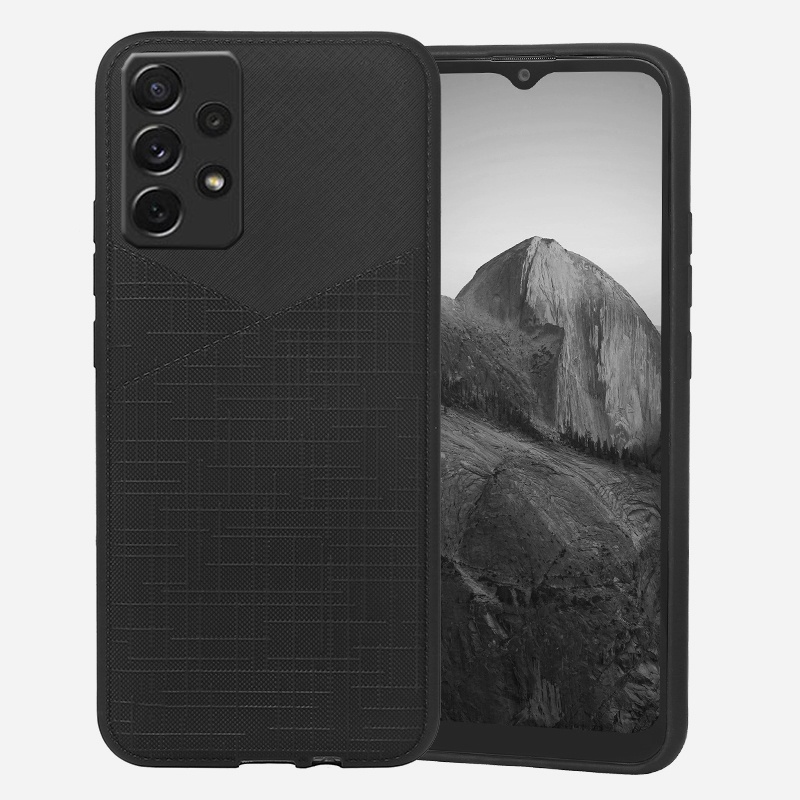 Ốp Điện Thoại Silicone Mềm Màu Đen Họa Tiết Dập Nổi Cho Samsung Galaxy A53 A33 A23 A12 A12 A22 A32 A72 A20 A30 A50 A50S A30S