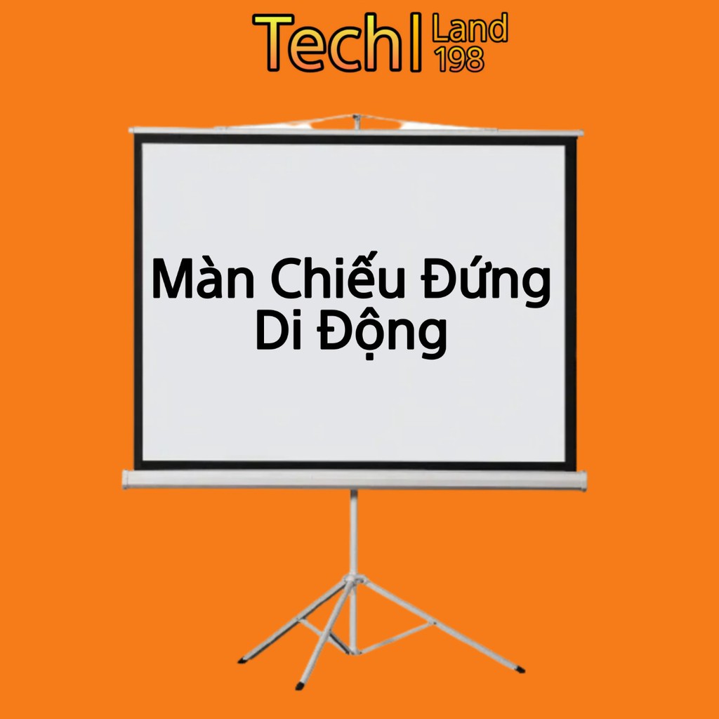 Màn Chiếu 3 Chân 100inch - 1m78 x 1m78. Màn chiếu chất lượng cao, hình ảnh chiếu sắc nét, khung chân chắc chắn