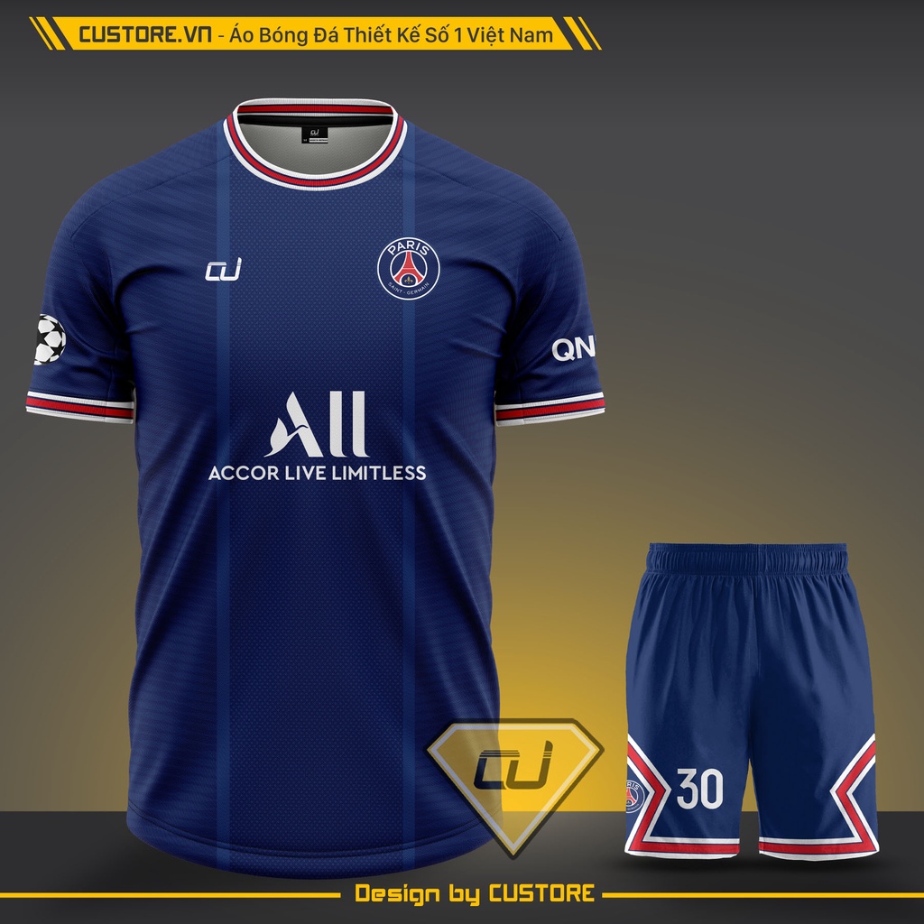 Áo đá bóng đá banh CLB PARIS SAINT GERMAIN/ PSG mới nhất 2020 2022- Vải mè nhật cao cấp, thấm hút mồ hôi CUSTORE