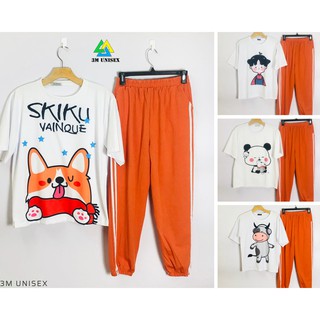 ĐỒ BỘ ỐNG BO 3M UNISEX FORM RỘNG FREESIZE CHO NỮ
