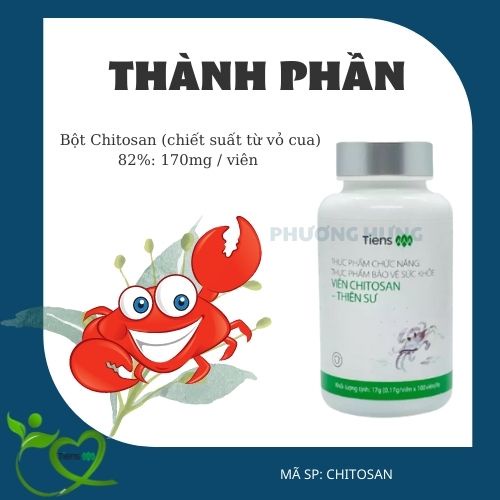 Viên Giáp xác Chitosan Thiên Sư giúp tăng cường hệ miễn dịch