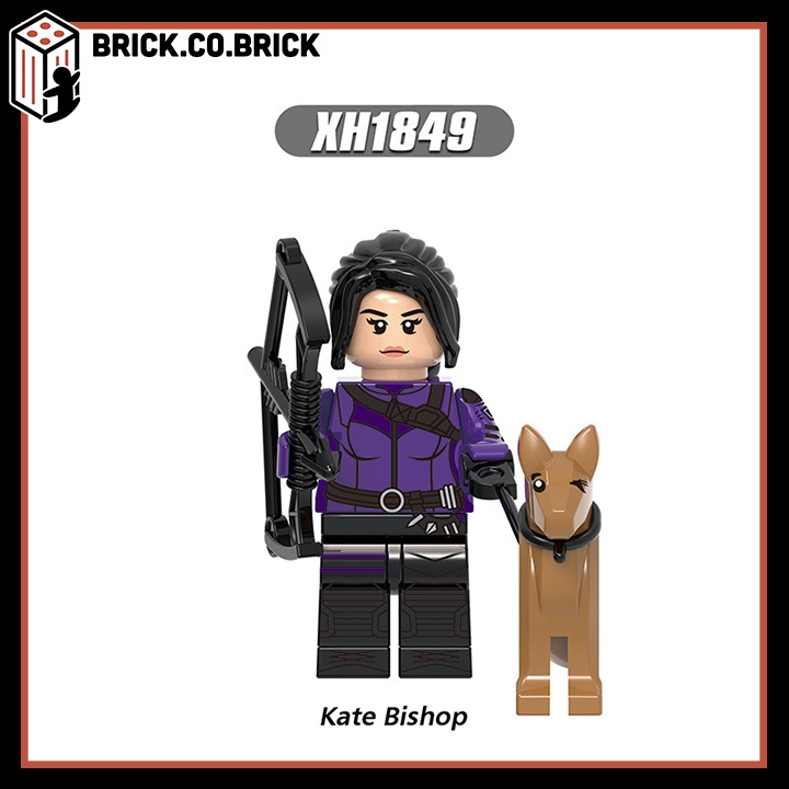 Nhân vật Minifig Siêu anh hùng Marvel Comics Đồ chơi Lắp ráp Hawkeye Belova Kingpin X0330