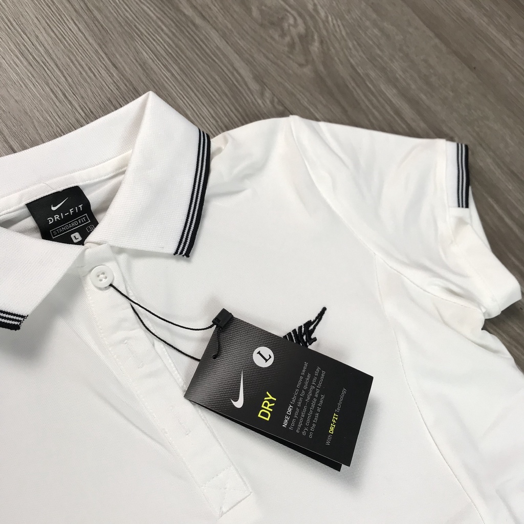Váy polo cao cấp dáng chữ A phong cách thể thao tay ngắn, váy liền thêu logo Nai