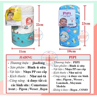 BÌNH Ủ SỮA CỔ RỘNG 350ML Ủ ĐƯỢC NHIỀU LOẠI BÌNH SỮA