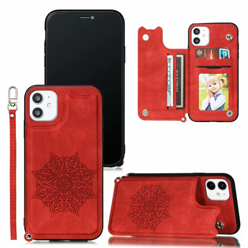 Túi Đựng Thẻ Đa Năng Họa Tiết Mandala Cho Iphone6 / 6s Plus / Iphone7 / 8 Plus