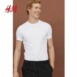 [ Ảnh thật] Áo phông Nam H&M chuẩn Auth cổ tròn