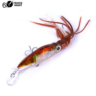 Mồi câu cá giả hình con mực thiết kế giống y như thật độc đáo