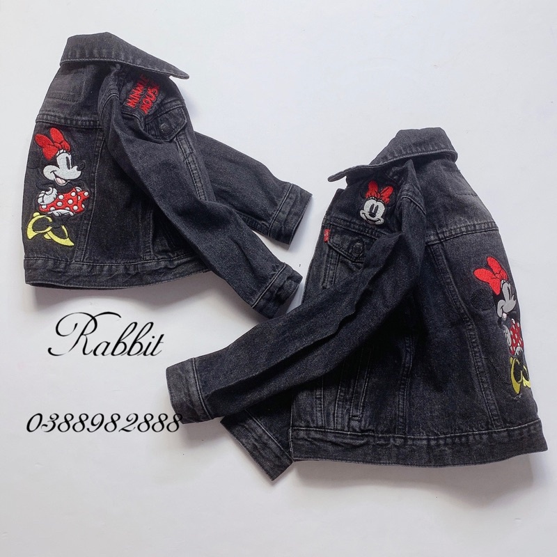 Áo denim Mickey