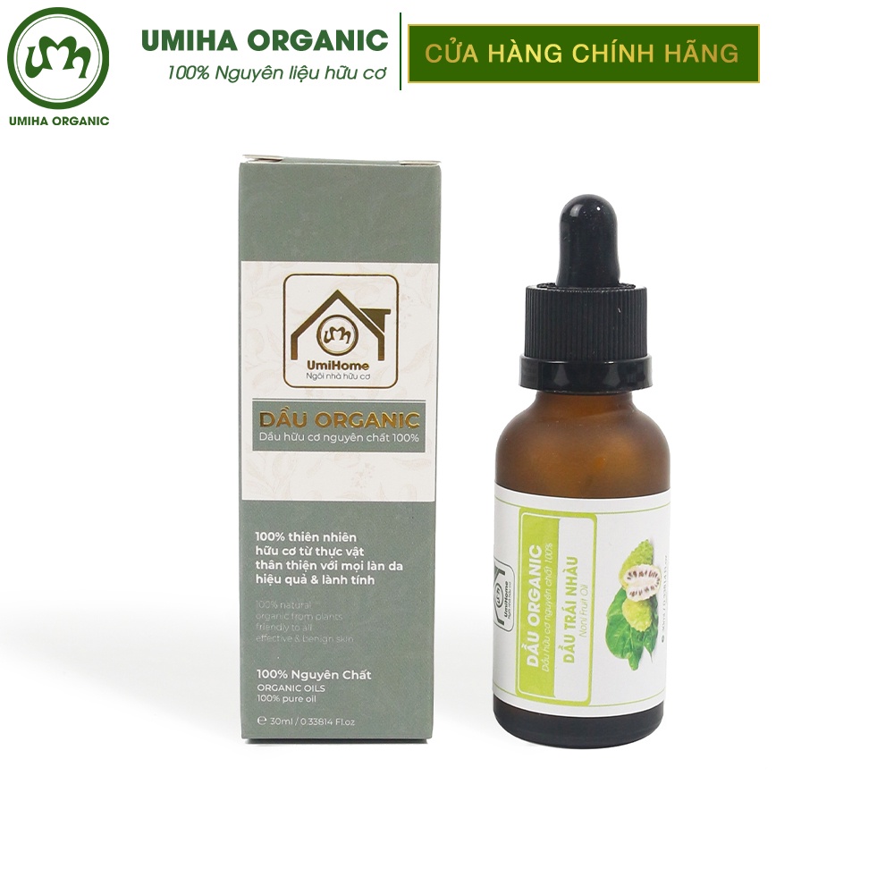 [Mã FMCGT1 giảm 15k đơn 0đ] Dầu Trái Nhàu Nguyên Chất Umiha Hữu Cơ | Noni Oil 100% Organic 30ml