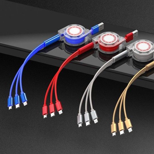 Mobile Dây Cáp Sạc Nhanh Ba Cổng Cho Apple Android One