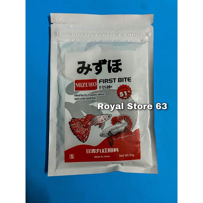 Cám Mizuho Nhật Bản cho cá cảnh Betta Guppy Thủy Sinh 50g