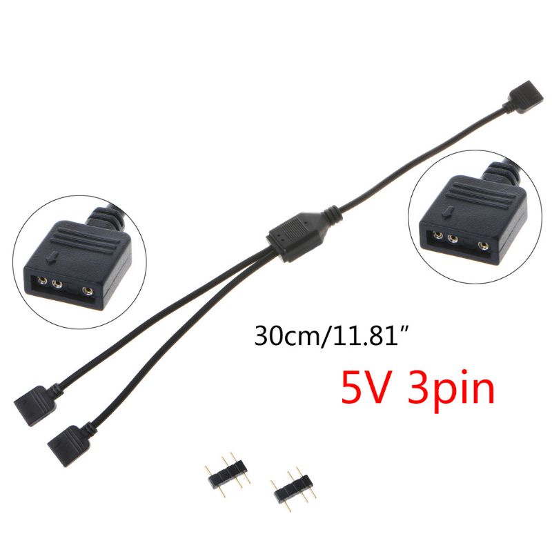 Cáp Chia Cổng RGB 5V 3 Pin Chuyên Dụng Cho Khung Gầm Máy Tính