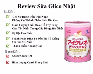 SỮA GLICO ICREO NHẬT BẢN