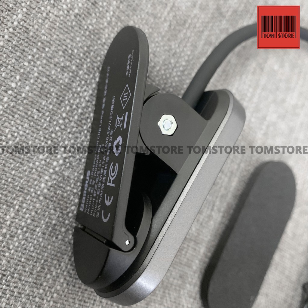 Đèn đọc sách mini, pin sạc tiện dụng Baseus Comfort Reading Mini Clip Lamp