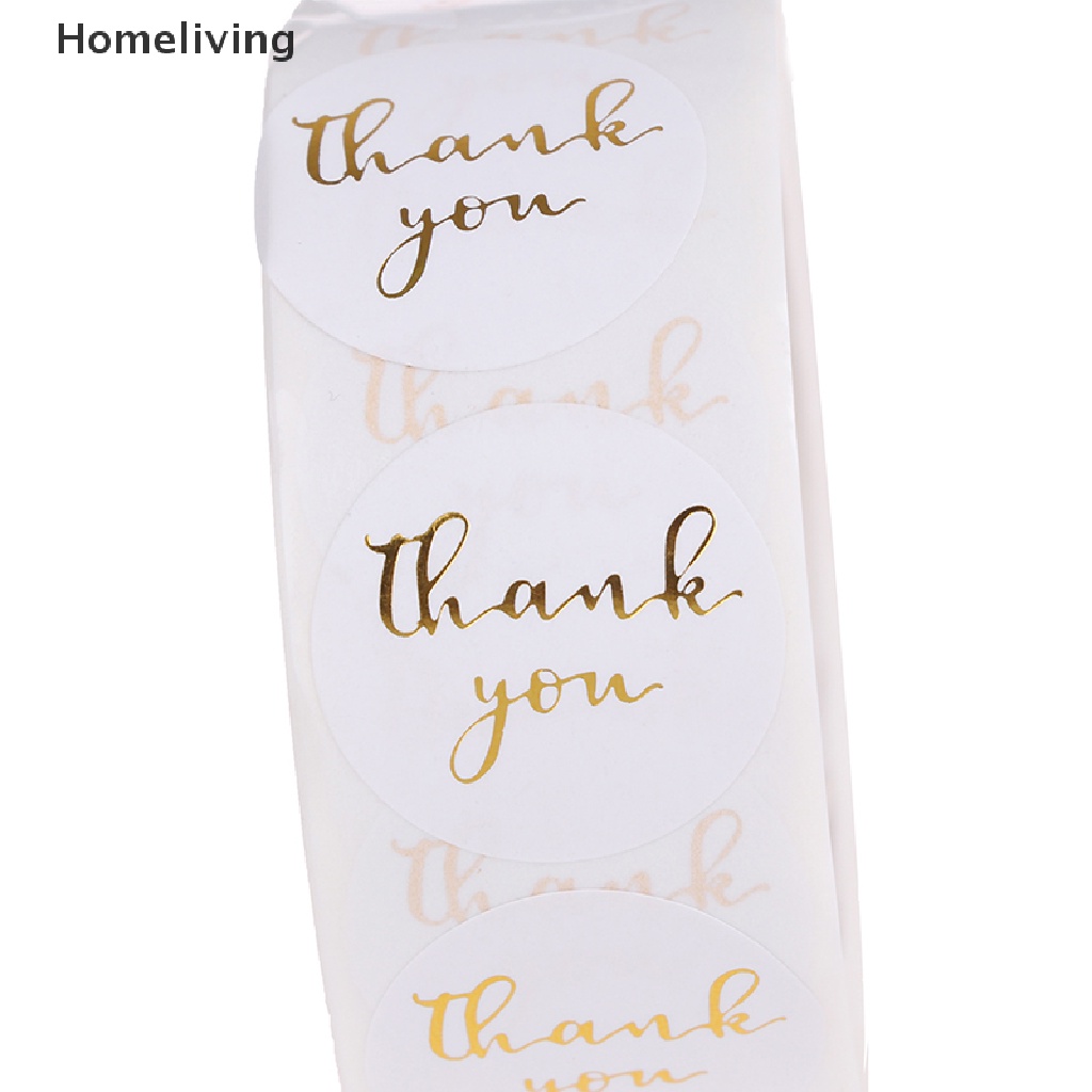 Cuộn 500 Nhãn Dán Tròn THANK YOU Trang Trí Sổ Tay Z